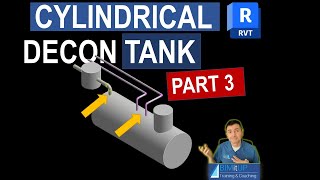 How to Create a Cylindrical Decontamination Tank in Revit Part 3