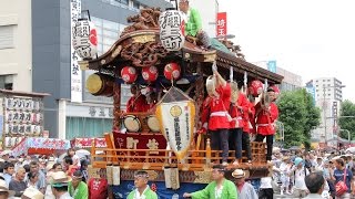 20140721熊谷うちわ祭2014　PART 1（３日目昼の山車・屋台巡行）