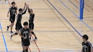 迫田郭志 福山平成大学 vs 日本体育大学 2セット目 全日本インカレ2018男子3回戦バレーボール Japan volleyball