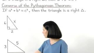 Converse of Pythagorean Theorem | ALEKS | TSI | ACCUPLACER | PERT | MathHelp.com