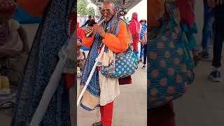 Heart Touching Music || Older Man Playing The flute || মিষ্টি বাঁসির সুর ♥️😍