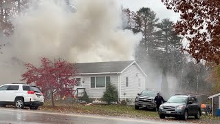 PRE-ARRIVAL: Working Shed Fire with Lots of Smoke - Cushing, ME