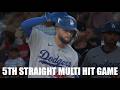 Andy Pages Goes 3 for 5 with a Home Run for His 5th Straight Multi-Hit Game!
