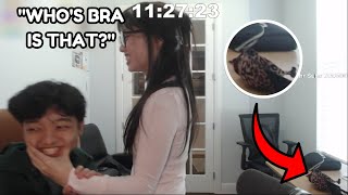 Yujin notices a bra on Jason's table
