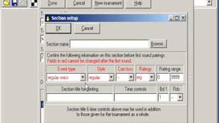 SwissSys Basics: Creating A Tournament