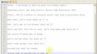 Show_source() , Highlight_file() Source Code Disclosure