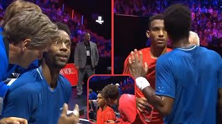 Laver Cup spats erupts off court as Gael Monfils leaves opponent furious