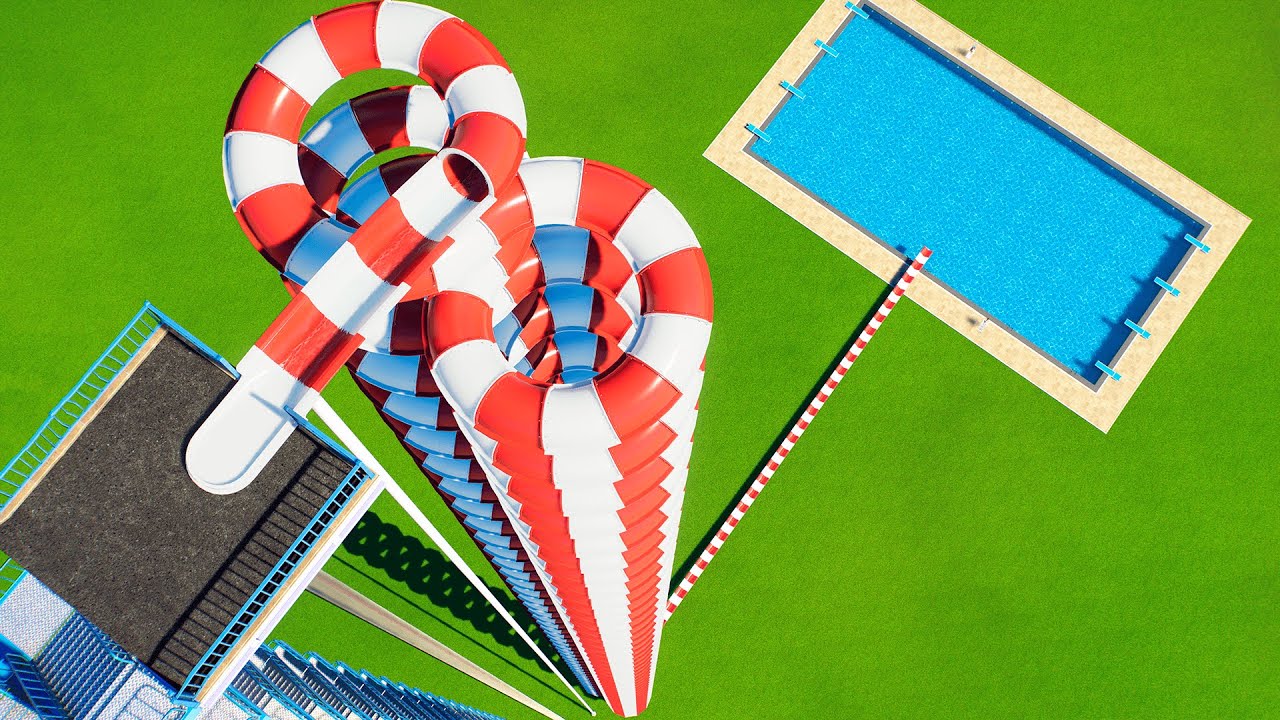 Infinity Water Slides Planet Coaster 2 Youtube