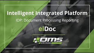 elDoc - Intelligent Document Processing | Reporting | Intelligent OCR