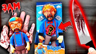 CUTTING OPEN EVIL BLIPPI DOLL AT 3AM!! *I FOUND BLIPPI TOY INSIDE*