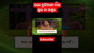 ଘରେ ବୁଢିଆଣୀ ବସା ବାନ୍ଧିଥିବା ଶୁଭ ନା ଅଶୁଭ #sadhubani #shortsvideo #vairalshort #shorts