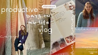 Productive Days In My Life | VLOG | reset, shopping haul, relaxing, cozy, candid, autumnal 🍂🤍🧸