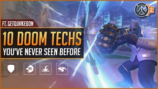 10 NEW TANK DOOMFIST TECHS ft. GetQuakedOn (Overwatch 2)