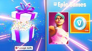 GIFTING THE FREE FORTNITE BIRTHDAY ITEMS.. HOW TO GET IT?(Fortnite Birthday Challenges)