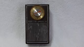 1964 Zenith Royal 40 transistor radio (made in the USA?)