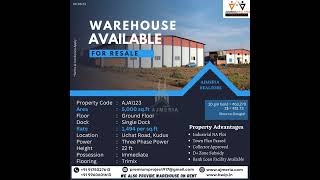 5,000 sq.ft of Industrial Shed Available for Resale at Uchat Road, Kudus.