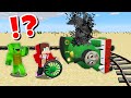 JJ and Mikey in Thomas and Friends CHALLENGE in Minecraft / Maizen Minecraft