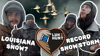 Historic Louisiana Snowstorm Duck Hunt - Luh 2 Hunt - Episode 3 - Season 3