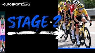 2022 Giro Donne - Stage 2 Highlights | Eurosport