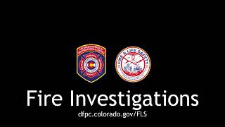 DFPC Fire Talks: DFPC's Fire Investigations Unit