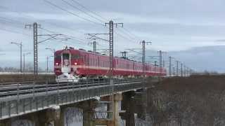 144M 711系 夕張川橋梁 2015.01.12