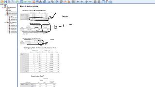 Interpreting binary logistic regression output (SPSS demo, 2018)