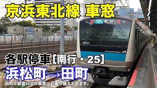 京浜東北線 車窓［南行・25］浜松町→田町