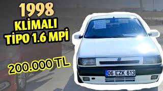 Klimalı Fiat Tipo 1.6 mpi Nasıl Araba ve Alınır Mı? Sahibinden 1998 Model Fiat Tipo 1.6 MPI İnceleme