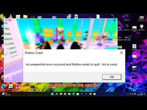 ROBLOX CRASH ERROR FIX (2023) | How To Fix An Unexpected Error Occurred ...