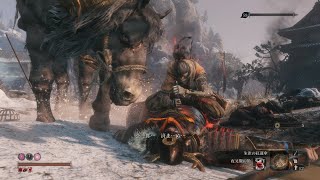 【SEKIRO】鬼庭刑部雅孝　ノーダメージ、苦難・厄憑、周回難易度カンスト