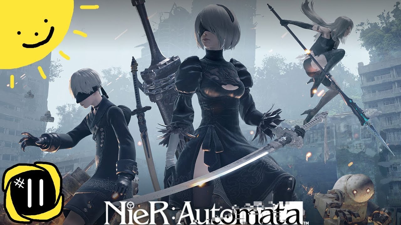 Let's Play Nier: Automata | Part 11 - Aliens Revealed | Blind Gameplay ...