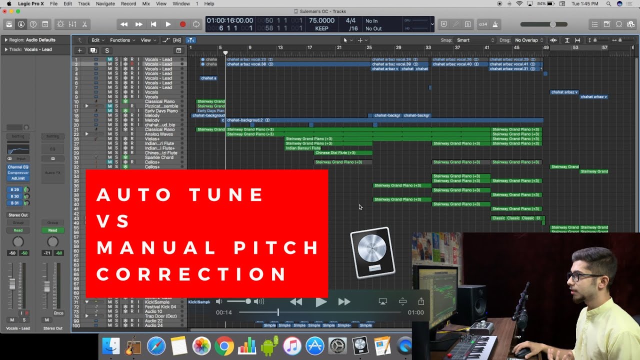 (In Hindi) Auto Tune Vs Manual Pitch Correction | Mix With Vasudev ...