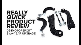 VW/Audi 034 Motorsport - Trailing Arms, Camber Arms, and Toe Links (GTI, GOLF R, A3, S3, RS3)