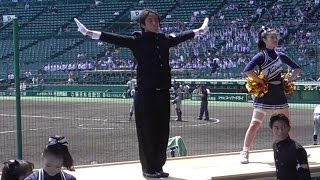 関大野球応援2016春 対関学２回戦　ガッチャマン、キュティーハニー、パラダイス銀河、関大マグマ 、エルクンバンチェロ