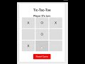 Tic-Tac-Toe game in JavaScript #coding #css #responsivedesign #html #webdevelopment #youtubetutorial