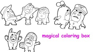 How to draw oddbods | oddbods coloringpages | oddbods coloring | oddbods drawing