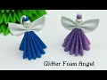 Christmas Tree Ornaments DIY / How To Make Paper Angel Ornaments For Christmas Decoration