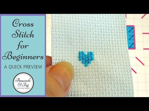 Cross Stitch 3 Part Video Cross Stitch Tutorial For Beginners