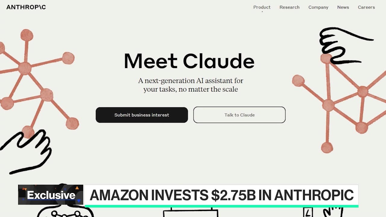 Amazon Invests $2.75B In AI Startup Anthropic - YouTube