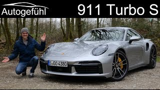 all-new Porsche 911 Turbo S FULL REVIEW 2021 2020 992 with Autobahn test - Autogefühl