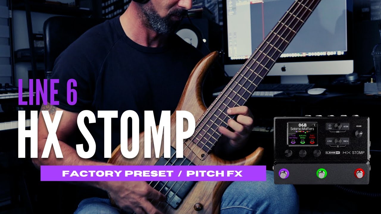 Line 6 HX Stomp // Factory Preset Pitch FX Test Drive - YouTube