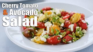 Cherry Tomato and Avocado Salad | Super Simple Salad Recipe