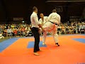 Senshi cup 2014 kyokushin Karate tournament -80kg  Patrick de Jong