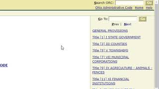 3.3 Practice ~ Finding Your State's Official Statutes (Ohio)