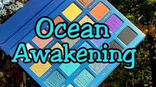 IBY Beauty - Ocean Awakening Eyeshadow Palette Swatches