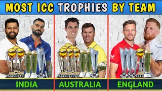 MOST ICC TROPHIES BY A TEAM || SABSE JYADA ICC TROPHY JITNE WALI TEAM @CricketwithVijay