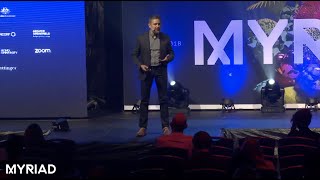 Keynote: Creating strategic shifts towards the edge of innovation by Justin Lokitz at Myriad