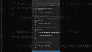 Unity Player Jump with Keyboard Input - Unity C# Scripting Tutorial