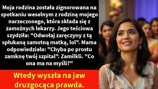 Moja rodzina została zignorowana na spotkaniu weselnym z rodziną mojego narzeczonego,