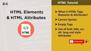 Attributes in HTML l HTML Elements l HTML Tutorial